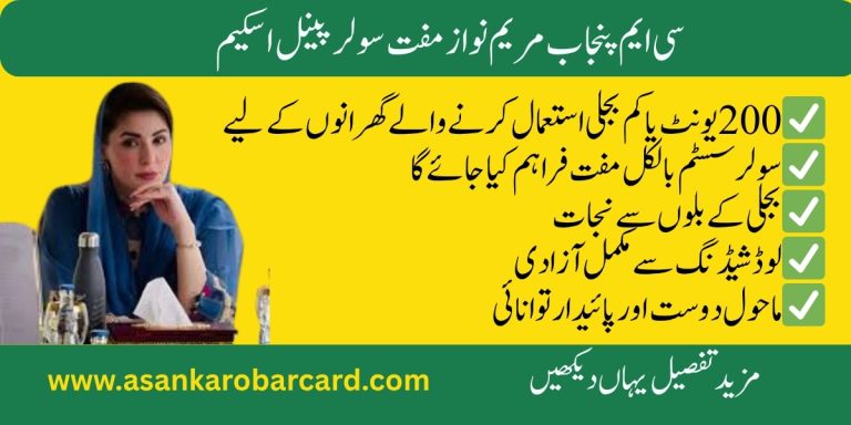 CM Punjab Free Solar Panel Scheme 2025