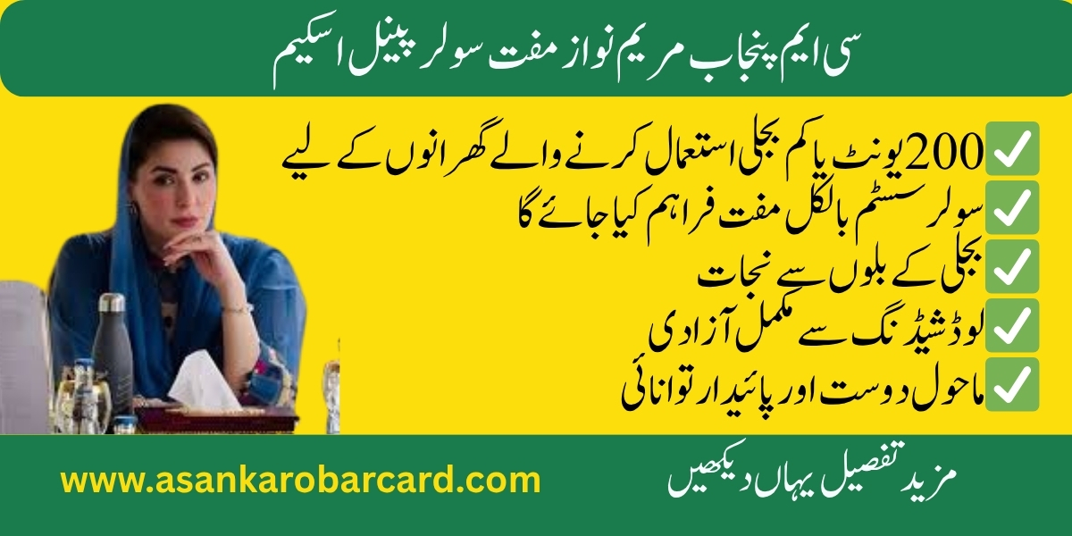 CM Punjab Free Solar Panel Scheme 2025