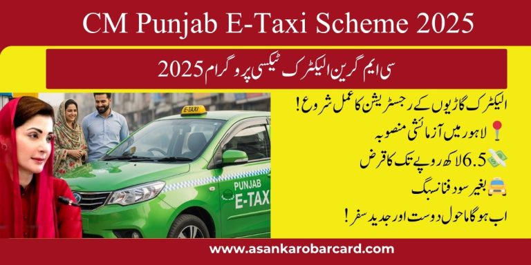 CM Punjab Green E Taxi Scheme 2025