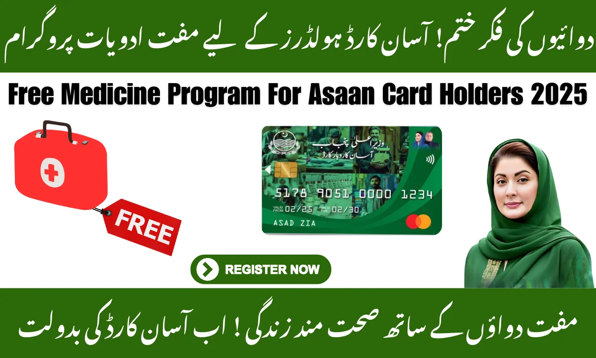 Free Medicine Program for Asaan Card Holders Under Consideration